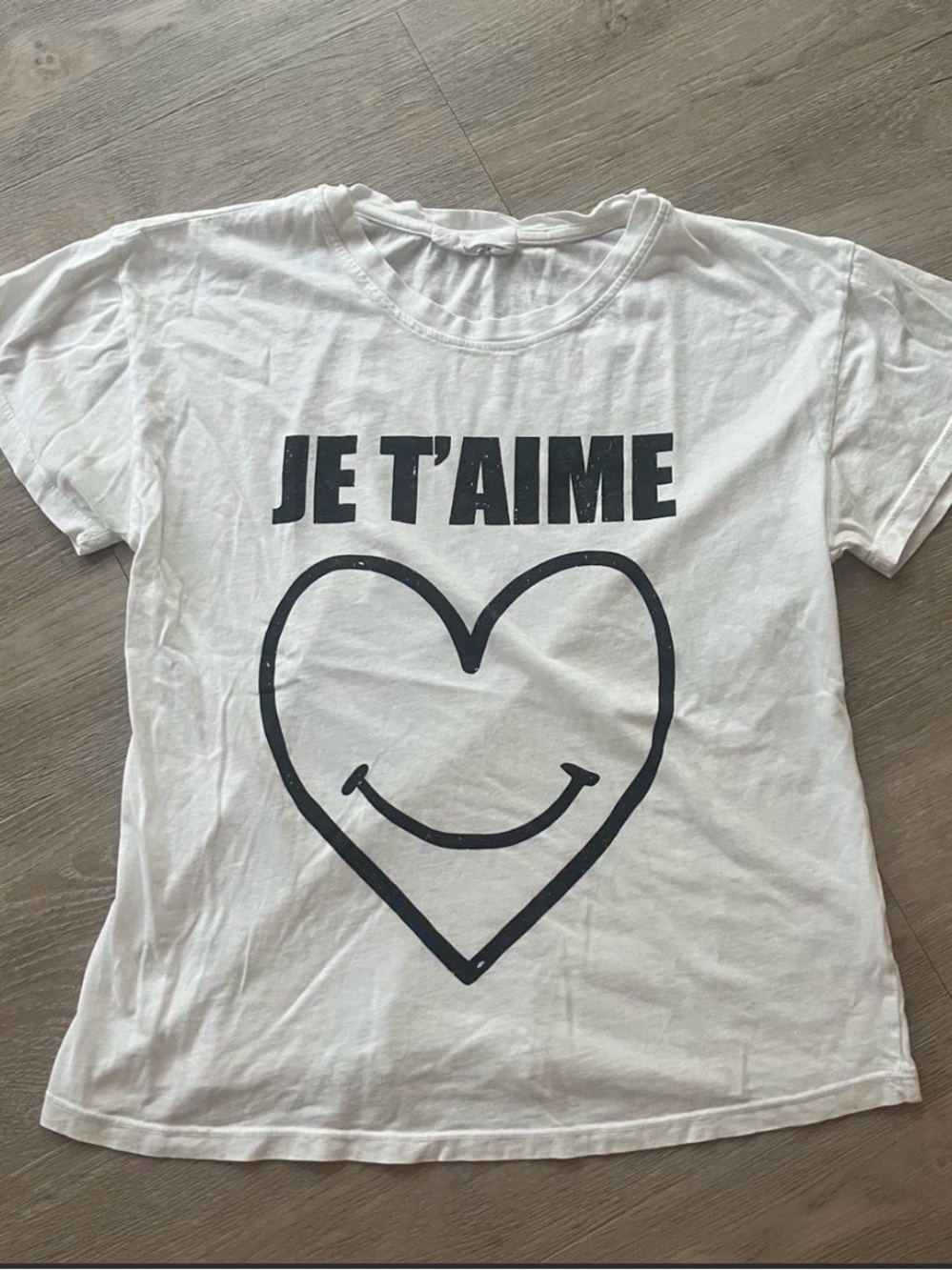 Self Contrast je t’aime tee shirt